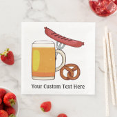 オクトーバーフェストBBQカスタム紙ナプキン (インサイチュ)