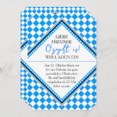 オクトーバーフェストQRコードのダウンロード 招待状 (正面/裏面)