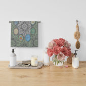 オクト光沢剤アラベスクムーア石グリーン キッチンタオル