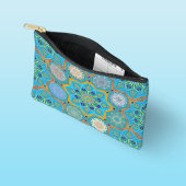 オクト増白剤アラベスクムーアターコイズスタイル アクセサリーポーチ