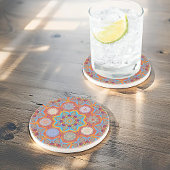 オクト増白剤アラベスクムーア赤スタイル コースター