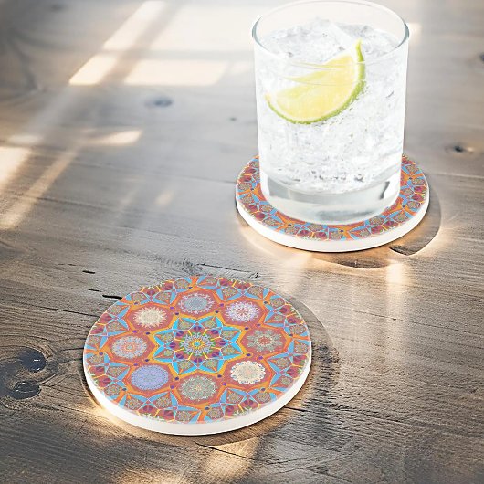 オクト増白剤アラベスクムーア赤スタイル コースター