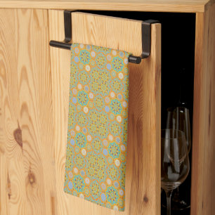 オクト増白剤アラベスクモリッシュタンジェリンスタイル キッチンタオル