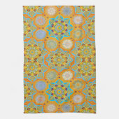 オクト増白剤アラベスクモリッシュタンジェリンスタイル キッチンタオル (縦)