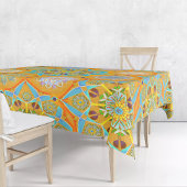 オクト増白剤アラベスクモリッシュタンジェリンスタイル テーブルクロス