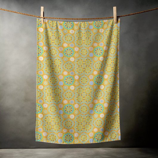 オクト増白剤アラベスクモリッシュタンジェリンスタイル ビーチタオル