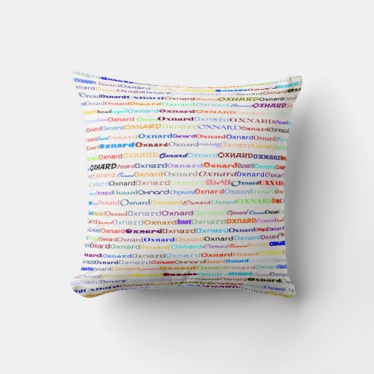 オクナード文字デザインII装飾用クッション クッション (正面)