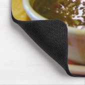 オクラはボールを転がります マウスパッド (コーナー)