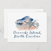 オクラコクアイランドシーシェル ポストカード (正面/裏面)