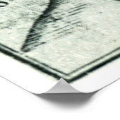 オクラコケのインレットマップ – ブラックヤードのアンカー(1733) ポスター (角)