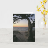 オクラコケサンセットノートカード カード (黄色い花)