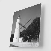 オクラコケ灯台 スクエア壁時計 (傾斜)