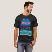 オクラコークの釣りママ Tシャツ (正面フル)