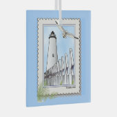 オクラコークライトハウススクエアオーナメント ガラスオーナメント (正面右)