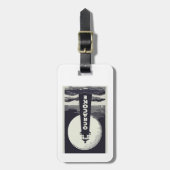 オクラコークライトハウスノースカロライナ月 ラゲッジタグ (正面縦)