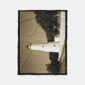 オクラコークライトハウス フリースブランケット (正面)