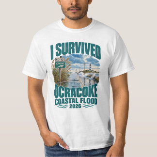 オクラコーク島高潮2026生存者 Tシャツ