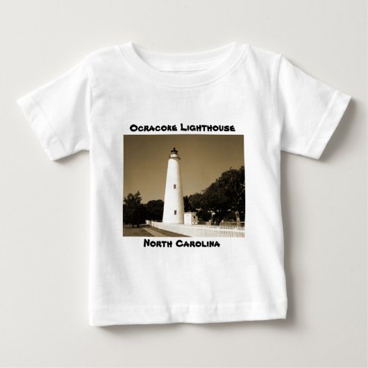 オクラコーク灯台 ベビーTシャツ (正面)