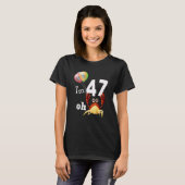 オクラップ私は47歳47誕生日ユーモア蟹 Tシャツ (正面フル)