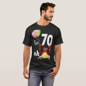 オクラップ私は70歳70誕生日ユーモア蟹 Tシャツ (正面フル)