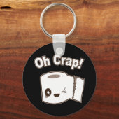 オクラップ(トイレ紙) キーホルダー (正面)