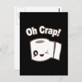 オクラップ(トイレ紙) ポストカード (正面/裏面)