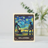 オクラハマ |ビンセント・ヴァン・ゴッホインスパイア ポストカード (スタンド正面)