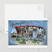 オクラホマからの挨拶 ポストカード (正面/裏面)