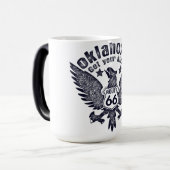 オクラホマで蹴66号線を入手 モーフィングマグカップ (正面左)