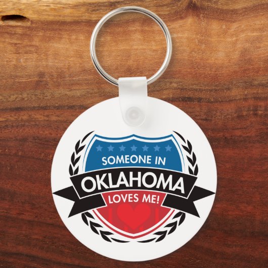オクラホマにいる人が私を愛している キーホルダー (正面)