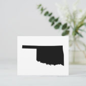 オクラホマのお知らせへの独自の移行の作成 ポストカード (スタンド正面)