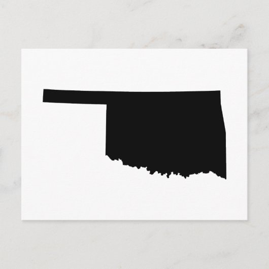 オクラホマのお知らせへの独自の移行の作成 ポストカード (正面)