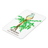 オクラホマのシザースオットフライ捕獲鳥 マグネット (左側)