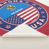 オクラホマのステッカー、電話ケース シェルパブランケット (3/4)