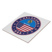 オクラホマのステッカー、電話ケース タイル (側面)