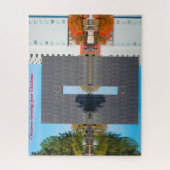 オクラホマのメモリアル。クリスマスの挨拶 ジグソーパズル (縦)