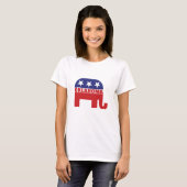 オクラホマの共和党員象 Tシャツ (正面フル)