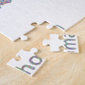 オクラホマの地図 ジグソーパズル (側面)