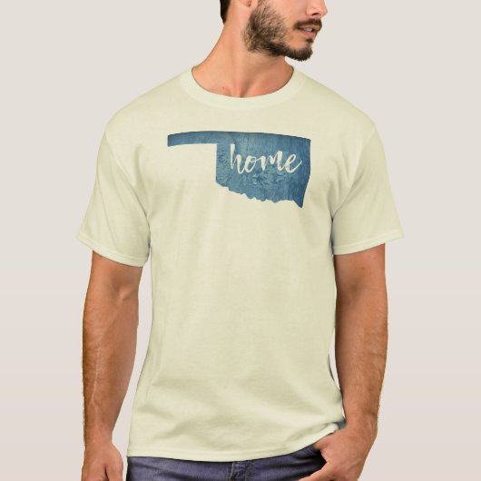 オクラホマの家 杢柄 Tシャツ (正面)