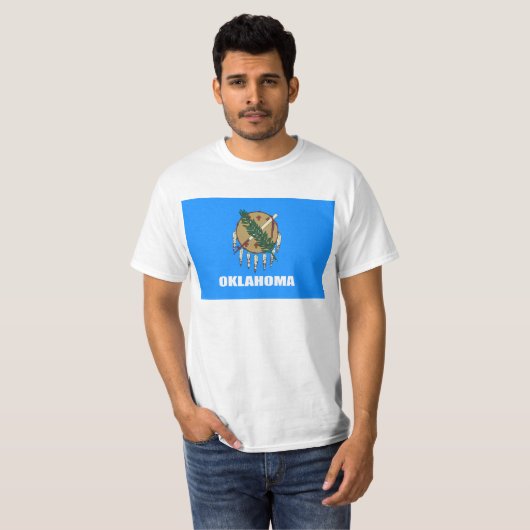 オクラホマの旗 Tシャツ (正面フル)