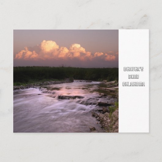 オクラホマの美しい風景 ポストカード (正面)