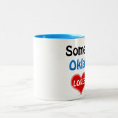 オクラホマの誰かが私を愛している ツートーンマグカップ (中央)