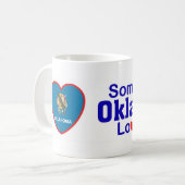 オクラホマの誰かは私を愛します コーヒーマグカップ (正面左)