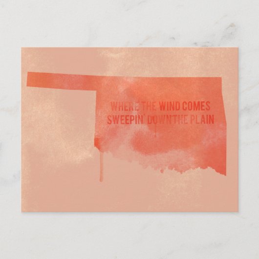 オクラホマはがき ポストカード (正面)