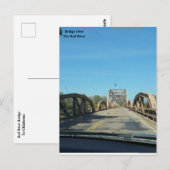 オクラホマへのレッドリバーブリッジ ポストカード (正面/裏面)