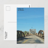 オクラホマへのレッドリバーブリッジ ポストカード (正面/裏面)