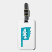 オクラホマウェーブ魚釣り ラゲッジタグ (正面縦)