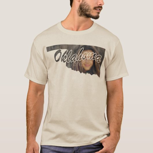 オクラホマシェイプTシャツの写真州 Tシャツ (正面)