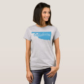 オクラホマシェイプTシャツの州 Tシャツ (正面フル)