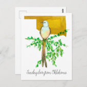 オクラホマシザーテールフライキャッチャーからの愛の送信 ポストカード (正面/裏面)